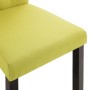 Silla de comedor 2 unidades de tela verde de vidaXL, Sillas de comedor - Ref: Foro24-248990, Precio: 120,49 €, Descuento: %