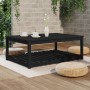 Garden table solid black pine wood 121x82.5x45 cm by vidaXL, Garden tables - Ref: Foro24-824152, Price: 141,47 €, Discount: %