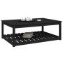 Garden table solid black pine wood 121x82.5x45 cm by vidaXL, Garden tables - Ref: Foro24-824152, Price: 141,47 €, Discount: %