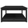 Garden table solid black pine wood 121x82.5x45 cm by vidaXL, Garden tables - Ref: Foro24-824152, Price: 141,47 €, Discount: %