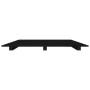 Estructura de cama madera maciza de pino negro 90x200 cm de vidaXL, Camas y somieres - Ref: Foro24-824552, Precio: 63,14 €, D...