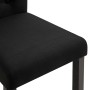 Sillas de comedor 2 unidades de tela negra de vidaXL, Sillas de comedor - Ref: Foro24-248991, Precio: 185,78 €, Descuento: %