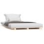 Estructura de cama madera maciza de pino 90x200 cm de vidaXL, Camas y somieres - Ref: Foro24-824548, Precio: 71,28 €, Descuen...