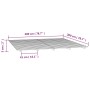 Solid white pine wood bed frame 200x200 cm by vidaXL, Beds and slatted bases - Ref: Foro24-824559, Price: 110,64 €, Discount: %