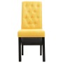 Dining chairs 2 units of yellow fabric by vidaXL, dining chairs - Ref: Foro24-248992, Price: 127,99 €, Discount: %