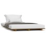 Estructura de cama madera maciza pino marrón miel 90x200 cm de vidaXL, Camas y somieres - Ref: Foro24-824551, Precio: 98,55 €...