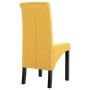 Dining chairs 2 units of yellow fabric by vidaXL, dining chairs - Ref: Foro24-248992, Price: 127,99 €, Discount: %