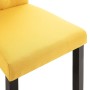 Dining chairs 2 units of yellow fabric by vidaXL, dining chairs - Ref: Foro24-248992, Price: 127,99 €, Discount: %