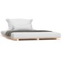 Estructura de cama madera maciza de pino 140x200 cm de vidaXL, Camas y somieres - Ref: Foro24-824568, Precio: 116,10 €, Descu...