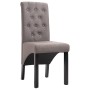 Dining chairs, 2 units, in gray taupe fabric. by vidaXL, dining chairs - Ref: Foro24-248994, Price: 187,43 €, Discount: %