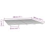 Solid white pine wood bed frame 180x200 cm by vidaXL, Beds and slatted bases - Ref: Foro24-824584, Price: 127,18 €, Discount: %