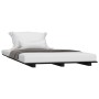 Estructura de cama madera maciza de pino negro 75x190 cm de vidaXL, Camas y somieres - Ref: Foro24-824597, Precio: 83,78 €, D...