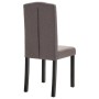 Dining chairs 2 units taupe gray fabric by vidaXL, dining chairs - Ref: Foro24-249011, Price: 147,38 €, Discount: %