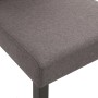 Sillas de comedor 2 unidades tela gris taupé de vidaXL, Sillas de comedor - Ref: Foro24-249011, Precio: 147,38 €, Descuento: %