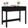 Solid black pine wood desk with drawers 100x50x78 cm by vidaXL, Desks - Ref: Foro24-824647, Price: 121,88 €, Discount: %