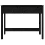 Solid black pine wood desk with drawers 100x50x78 cm by vidaXL, Desks - Ref: Foro24-824647, Price: 121,88 €, Discount: %