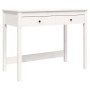 Desk with drawers solid white pine wood 100x50x78cm by vidaXL, Desks - Ref: Foro24-824644, Price: 106,84 €, Discount: %