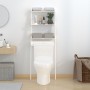 Solid white pine wood bathroom shelf 63.5x32x179 cm by vidaXL, Towel racks - Ref: Foro24-824654, Price: 55,66 €, Discount: %