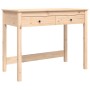 Solid pine wood desk with drawers 100x50x78 cm by vidaXL, Desks - Ref: Foro24-824643, Price: 94,91 €, Discount: %