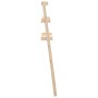 Solid pine wood bathroom shelf 63.5x32x179 cm by vidaXL, Towel racks - Ref: Foro24-824653, Price: 49,26 €, Discount: %