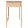 Solid pine wood desk with drawers 100x50x78 cm by vidaXL, Desks - Ref: Foro24-824643, Price: 94,91 €, Discount: %