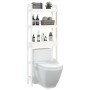 Estante de baño madera maciza de pino blanco 63x26x171 cm de vidaXL, Toalleros - Ref: Foro24-824659, Precio: 90,85 €, Descuen...