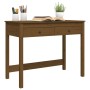 Honey brown pine wood desk with drawers 100x50x78 cm by vidaXL, Desks - Ref: Foro24-824646, Price: 127,64 €, Discount: %