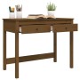 Honey brown pine wood desk with drawers 100x50x78 cm by vidaXL, Desks - Ref: Foro24-824646, Price: 127,64 €, Discount: %