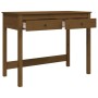 Honey brown pine wood desk with drawers 100x50x78 cm by vidaXL, Desks - Ref: Foro24-824646, Price: 127,64 €, Discount: %