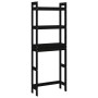 Bathroom shelf solid black pine wood 63x26x171 cm by vidaXL, Towel racks - Ref: Foro24-824662, Price: 84,29 €, Discount: %