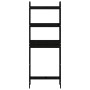 Bathroom shelf solid black pine wood 63x26x171 cm by vidaXL, Towel racks - Ref: Foro24-824662, Price: 84,29 €, Discount: %