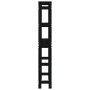 Bathroom shelf solid black pine wood 63x26x171 cm by vidaXL, Towel racks - Ref: Foro24-824662, Price: 84,29 €, Discount: %