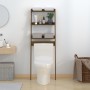 Bathroom shelf solid pine wood honey brown 63.5x32x179 cm by vidaXL, Towel racks - Ref: Foro24-824656, Price: 54,61 €, Discou...