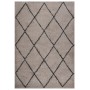 Alfombra de pelo largo beige y gris antracita 160x230 cm de vidaXL, Alfombras - Ref: Foro24-342155, Precio: 72,25 €, Descuent...