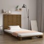 Solid pine wood wall bed headboard honey brown 126x3x91.5cm by vidaXL, Headboards and footboards - Ref: Foro24-824681, Price:...