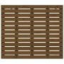 Solid pine wood wall bed headboard honey brown 126x3x91.5cm by vidaXL, Headboards and footboards - Ref: Foro24-824681, Price:...