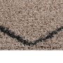 Alfombra de pelo largo beige y gris antracita 160x230 cm de vidaXL, Alfombras - Ref: Foro24-342155, Precio: 72,25 €, Descuent...