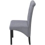 Sillas de comedor 4 unidades tela gris claro de vidaXL, Sillas de comedor - Ref: Foro24-272245, Precio: 339,94 €, Descuento: %