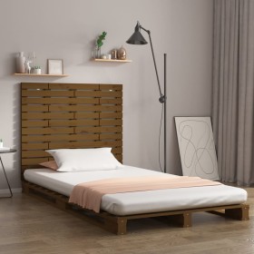 Solid pine wood wall bed headboard honey brown 96x3x91.5 cm by vidaXL, Headboards and footboards - Ref: Foro24-824676, Price:...