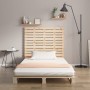 Cabecero de cama de pared madera maciza de pino 81x3x91,5 cm de vidaXL, Cabeceros y pies de cama - Ref: Foro24-824693, Precio...