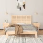 Solid pine wood wall bed headboard 126x3x63 cm by vidaXL, Headboards and footboards - Ref: Foro24-824728, Price: 56,00 €, Dis...