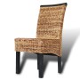 Dining chairs 4 units solid mango and abaca wood by vidaXL, dining chairs - Ref: Foro24-274198, Price: 476,59 €, Discount: %