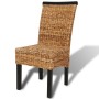 Dining chairs 4 units solid mango and abaca wood by vidaXL, dining chairs - Ref: Foro24-274198, Price: 476,59 €, Discount: %