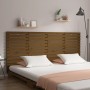 Cabecero cama pared madera maciza pino marrón miel 186x3x91,5cm de vidaXL, Cabeceros y pies de cama - Ref: Foro24-824706, Pre...