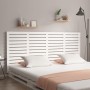 Solid white pine wood wall bed headboard 186x3x91.5 cm by vidaXL, Headboards and footboards - Ref: Foro24-824704, Price: 140,...