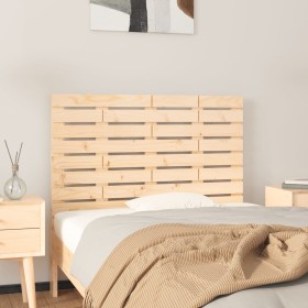 Cabecero de cama de pared madera maciza de pino 96x3x63 cm de vidaXL, Cabeceros y pies de cama - Ref: Foro24-824723, Precio: ...