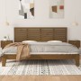 Solid pine wood wall bed headboard honey brown 166x3x63 cm by vidaXL, Headboards and footboards - Ref: Foro24-824751, Price: ...