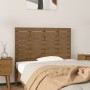 Solid pine wood wall bed headboard honey brown 81x3x63 cm by vidaXL, Headboards and footboards - Ref: Foro24-824746, Price: 6...