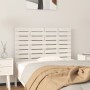 Solid white pine wood wall bed headboard 81x3x63 cm by vidaXL, Headboards and footboards - Ref: Foro24-824744, Price: 58,89 €...