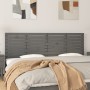 Gray pine solid wood wall bed headboard 186x3x63 cm by vidaXL, Headboards and footboards - Ref: Foro24-824755, Price: 105,95 ...